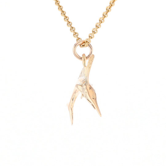 Gold Sailfish Pendant