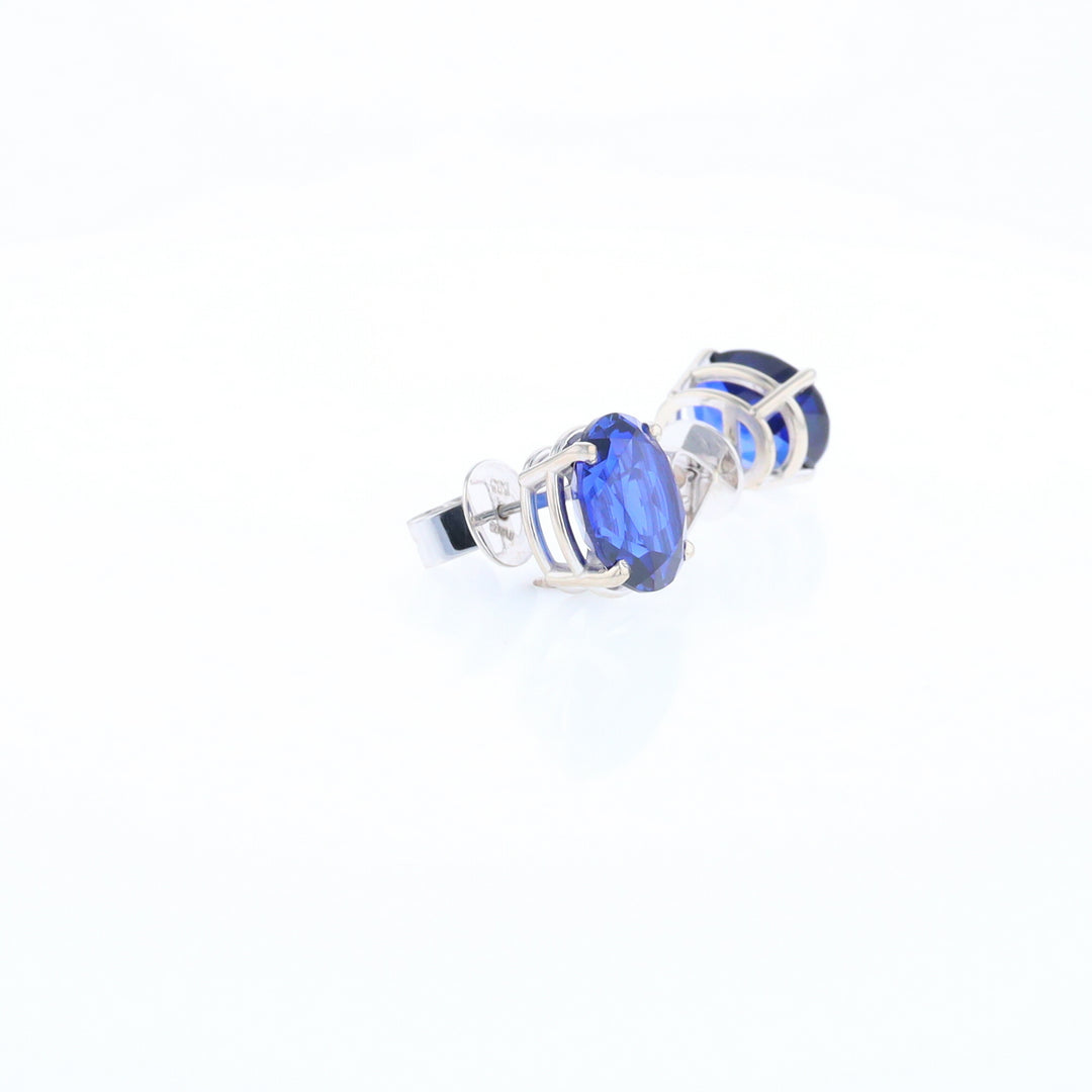 Imitation Sapphire Stud Earrings