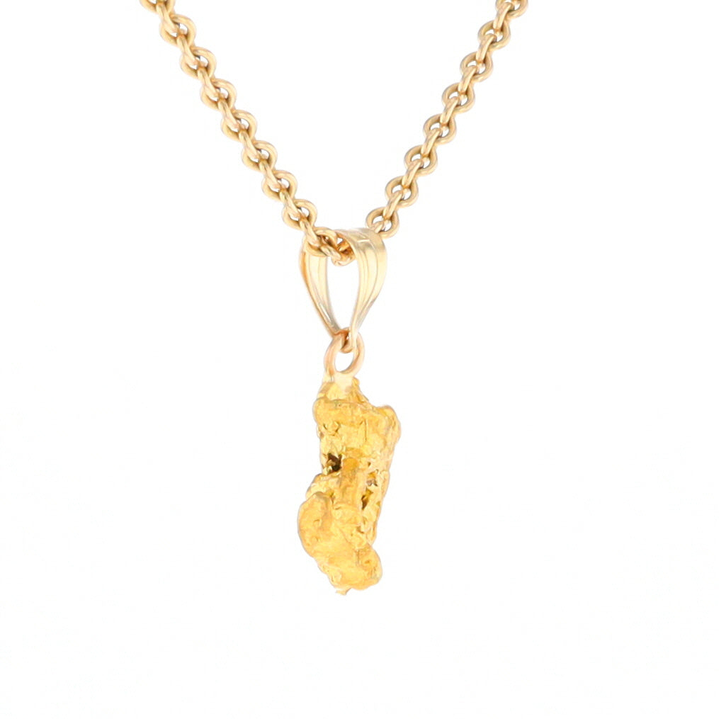 Natural Gold Nugget Pendant