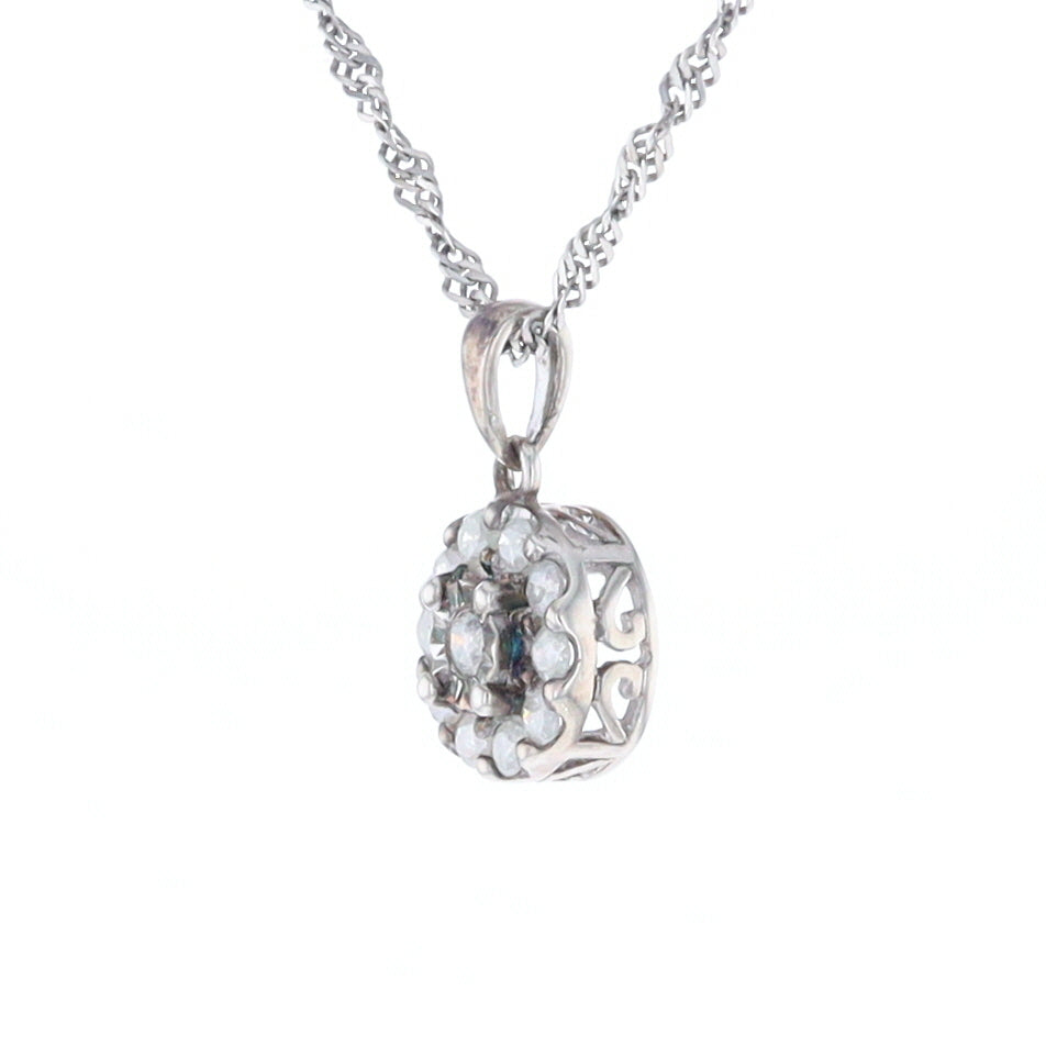 Diamond Cluster Pendant