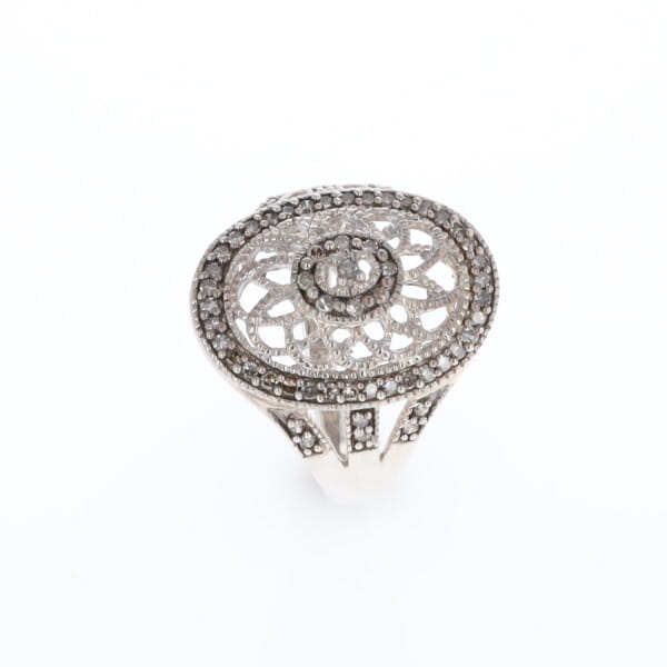 Open Work Filigree Design Ring