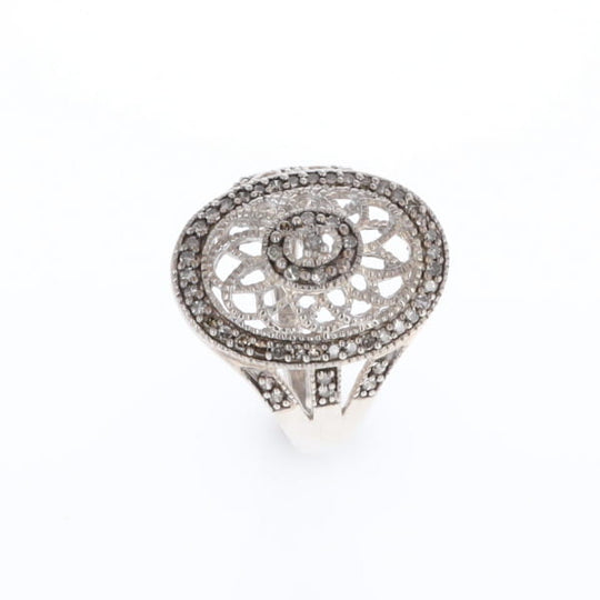 Open Work Filigree Design Ring