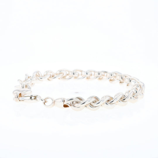 Sterling Silver Round Link Bracelet