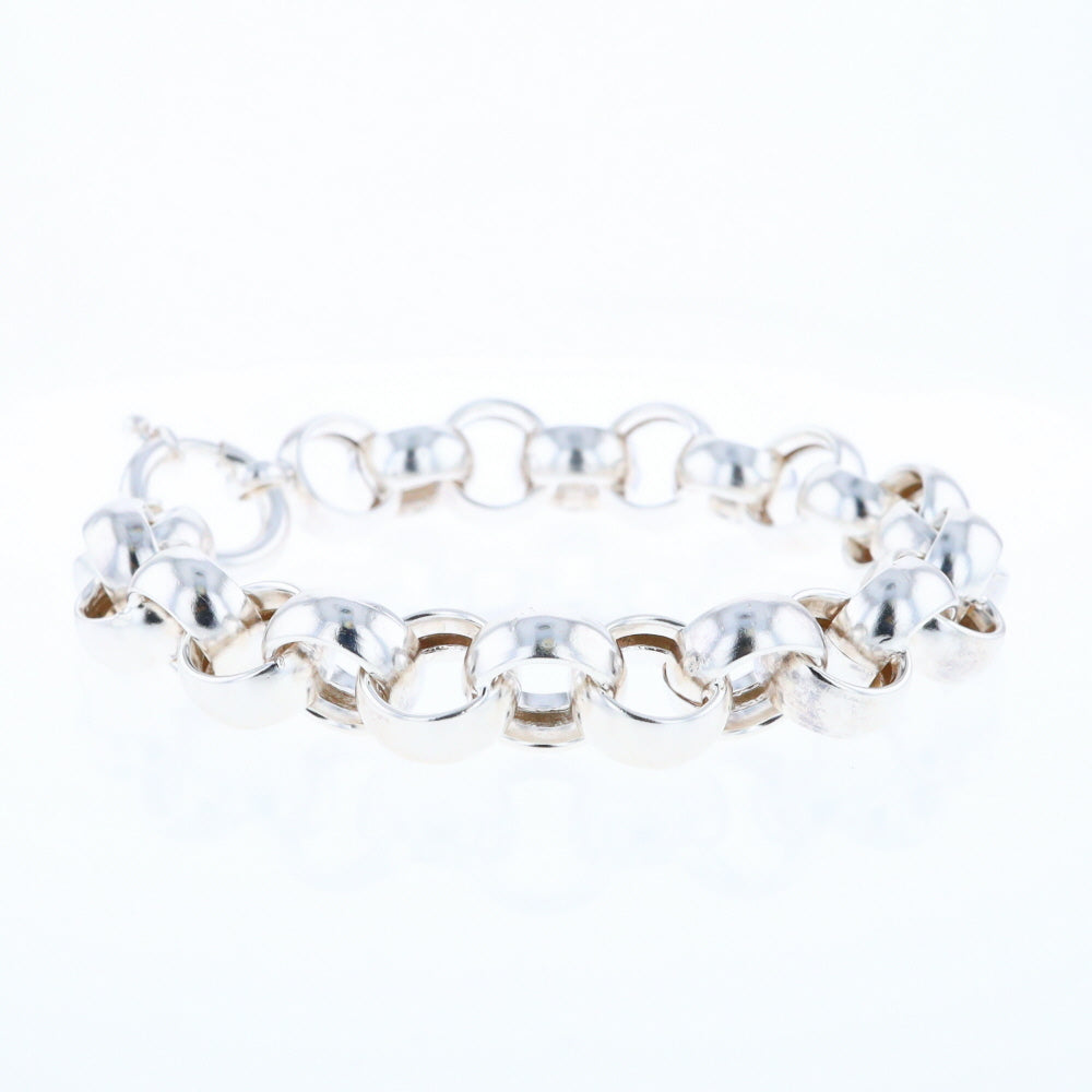 Silver Rolo Link Bracelet