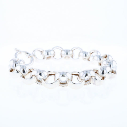 Silver Rolo Link Bracelet