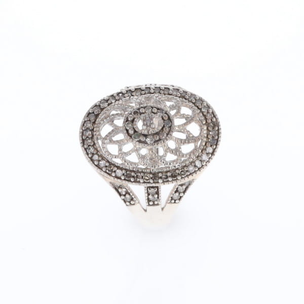Open Work Filigree Design Ring