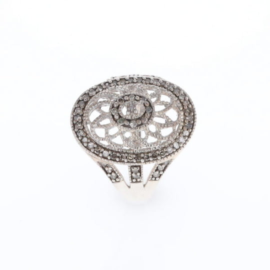 Open Work Filigree Design Ring
