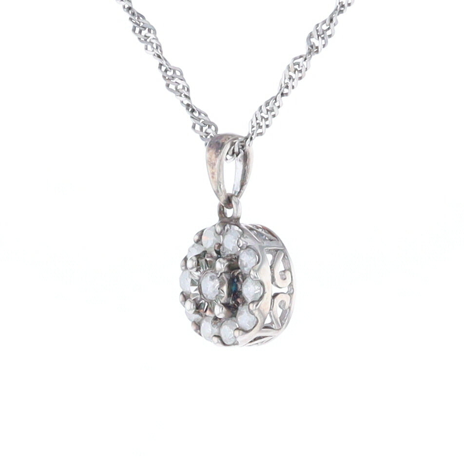 Diamond Cluster Pendant