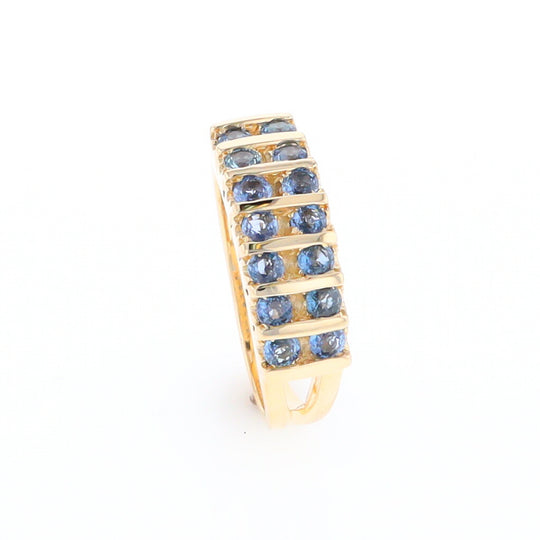 Channel Set Sapphire Ring