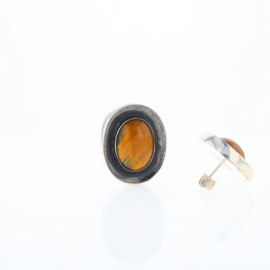 Native Brown Tigers Eye Earrings