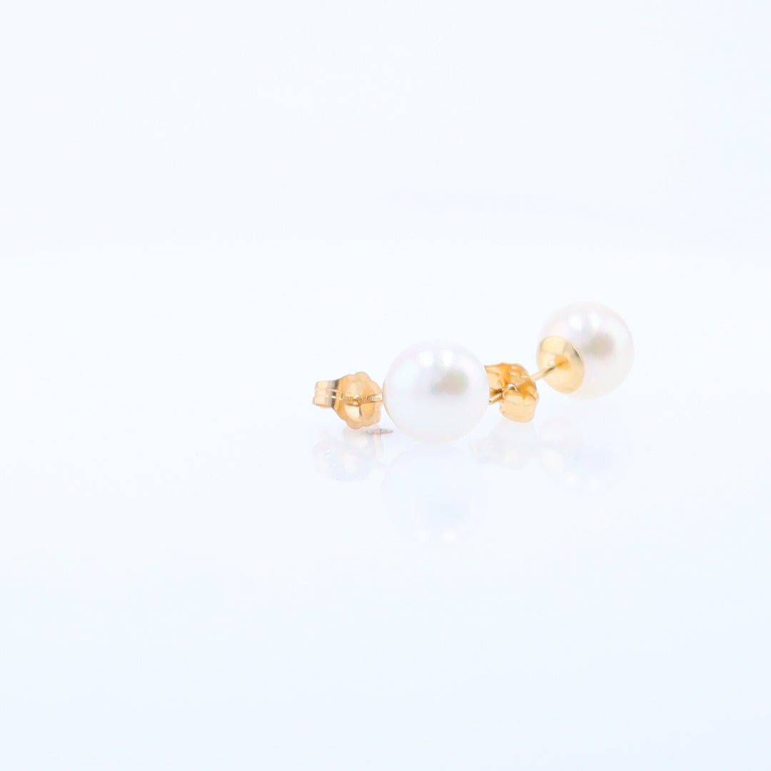 Pearl Stud Earrings