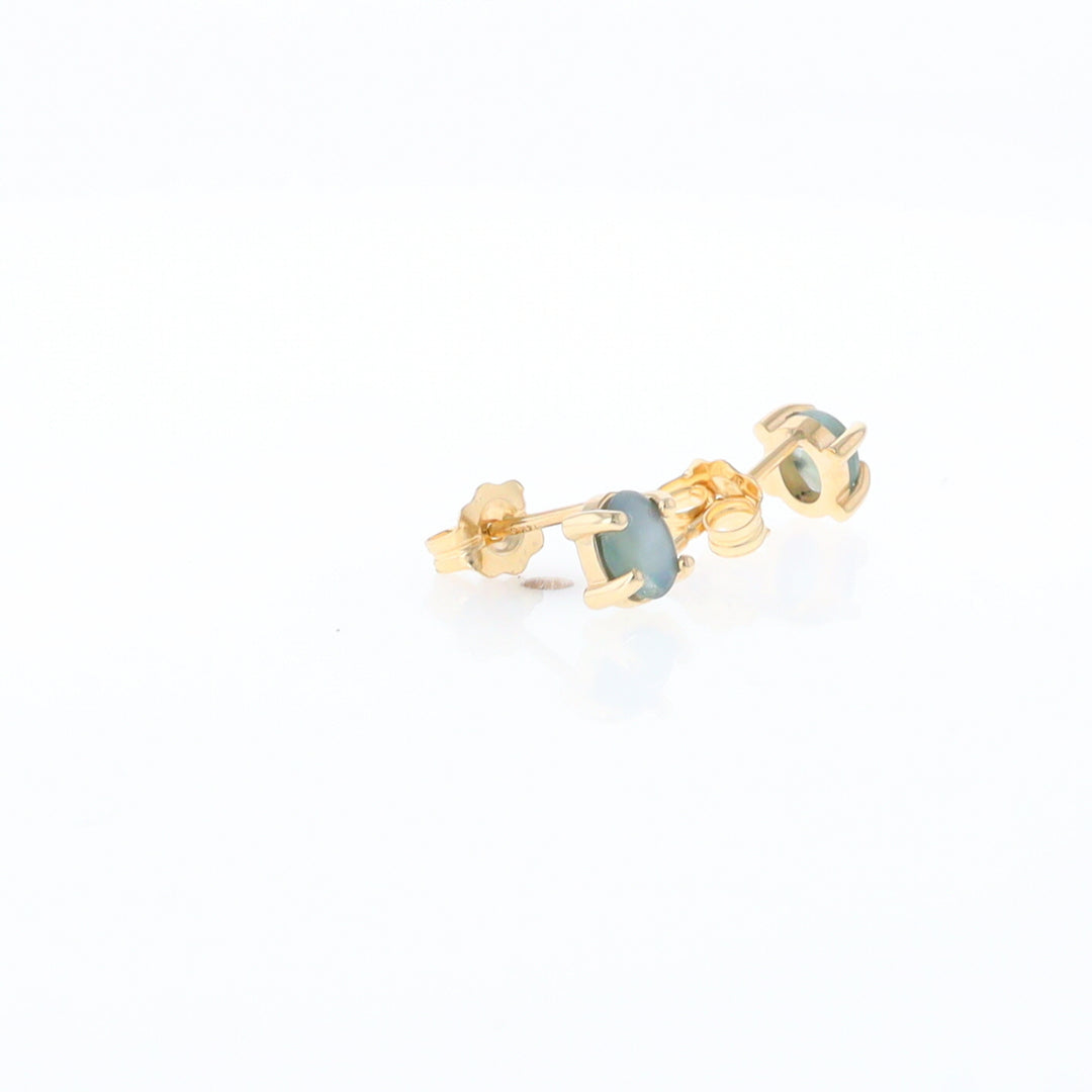 Cat's Eye Alexandrite Studs