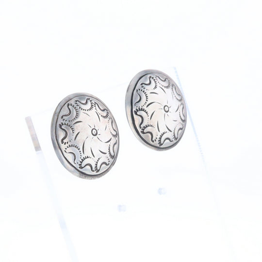 Native American Disc Earrings