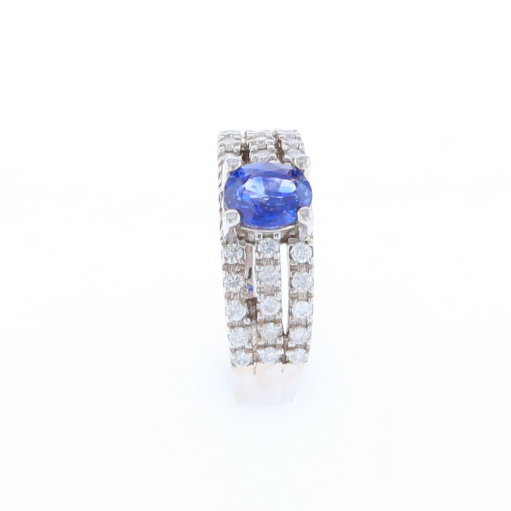 Sapphire Triple Band Ring