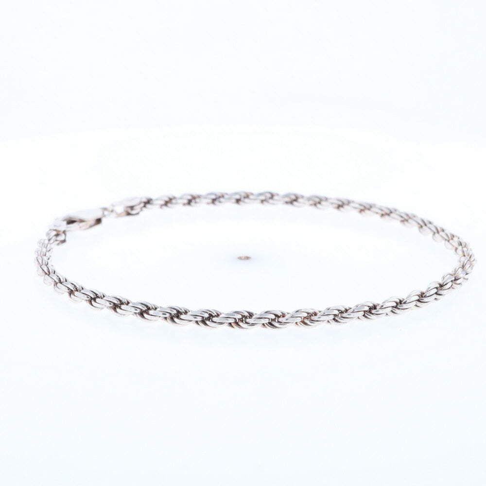 Silver Rope Bracelet