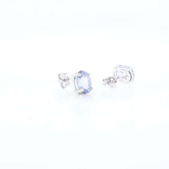 Ceylon Sapphire Stud Earrings