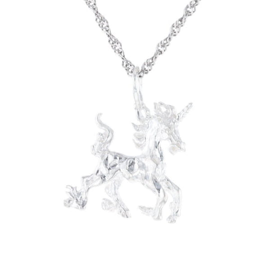 Silver Unicorn Pendant