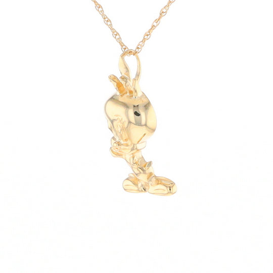 Gold Tweety Bird Pendant