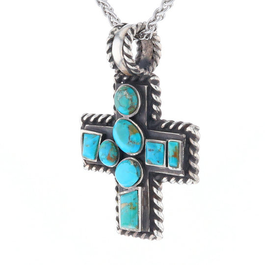 Turquoise Cross Pendant