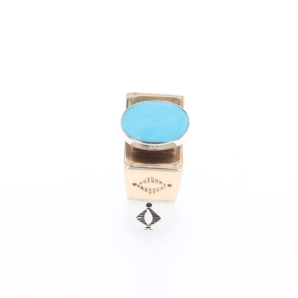Bezel Set Turquoise Ring