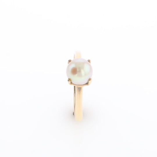 Solitaire Cultured Pearl Ring