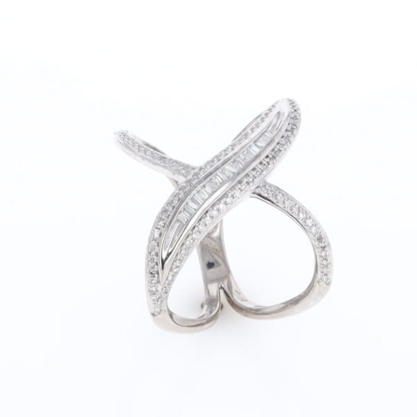 Dramatic Bypass Diamond Ring