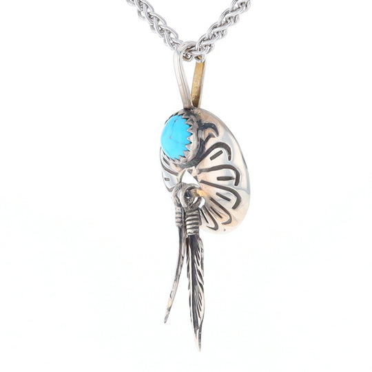 Turquoise Dream Catcher Pendant