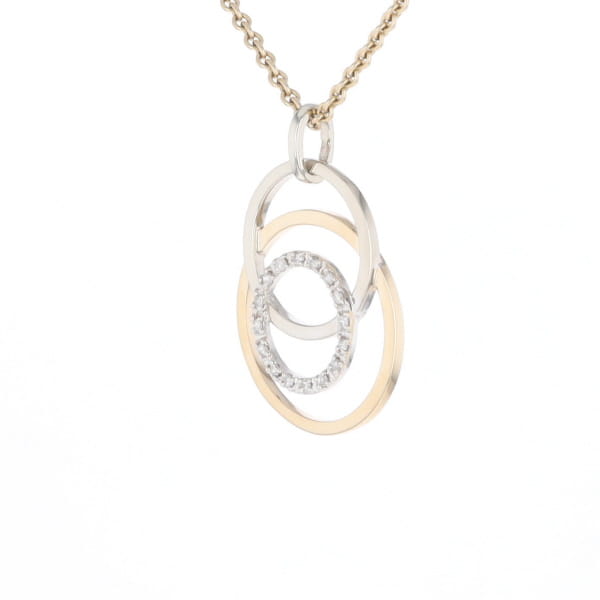 Two-Tone Interlocking Pendant