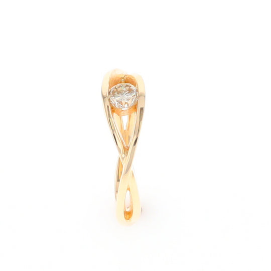 Entwined Bands of Love Ring