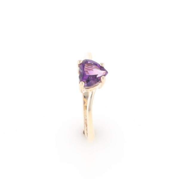 Heart Amethyst Ring