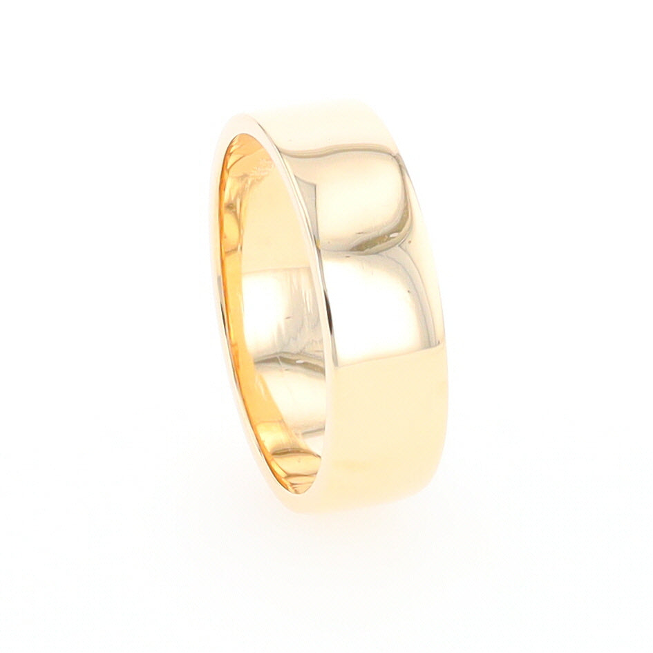 Men's Plain Gold Wedding Band