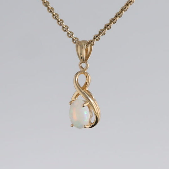 Swirl Opal Pendant