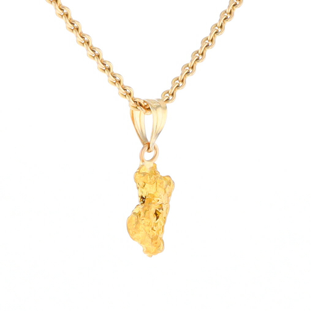 Natural Gold Nugget Pendant