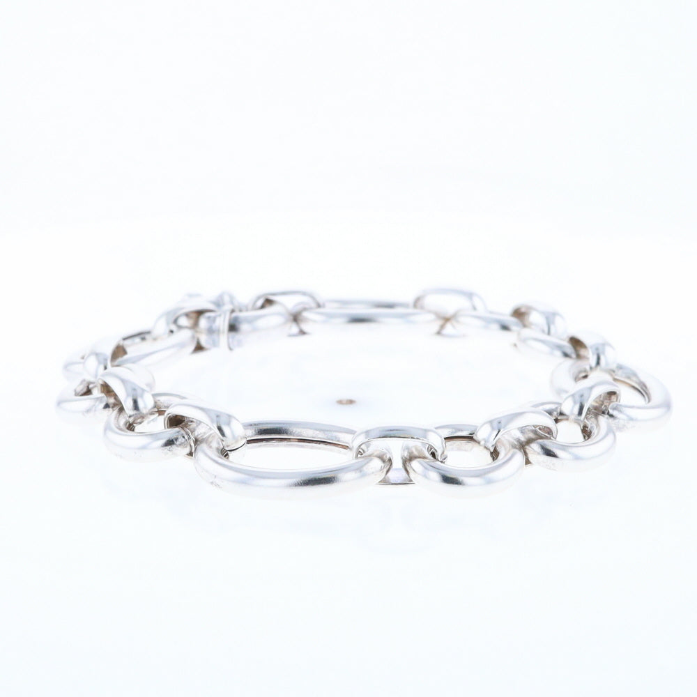 Sterling Silver Open Cable Link Bracelet