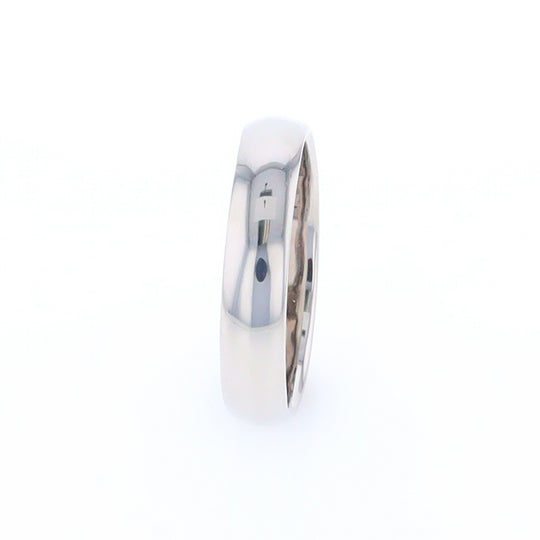 White Gold Standard Fit Wedding Band