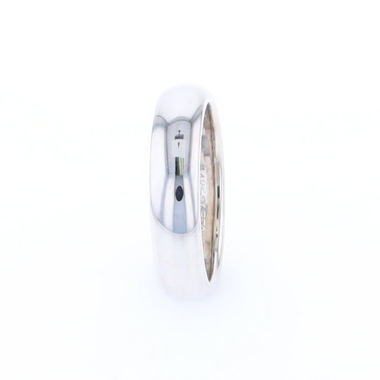 White Gold Wedding Band