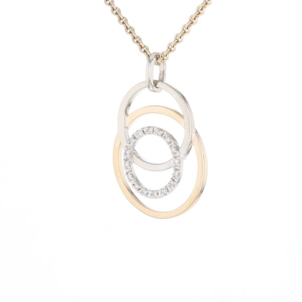 Two-Tone Interlocking Pendant