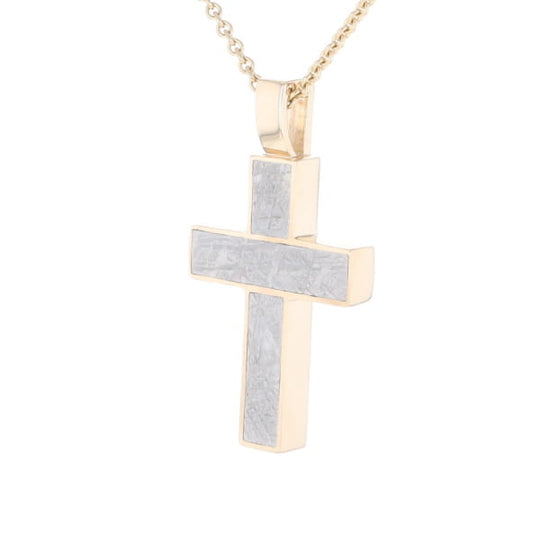 Meteorite Cross Pendant
