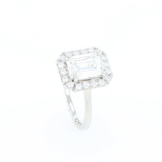 Emerald Cut Diamond Engagement Ring