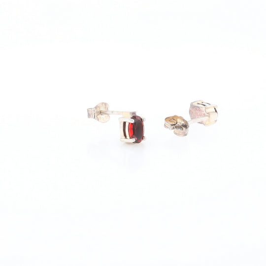 Garnet Stud Earrings