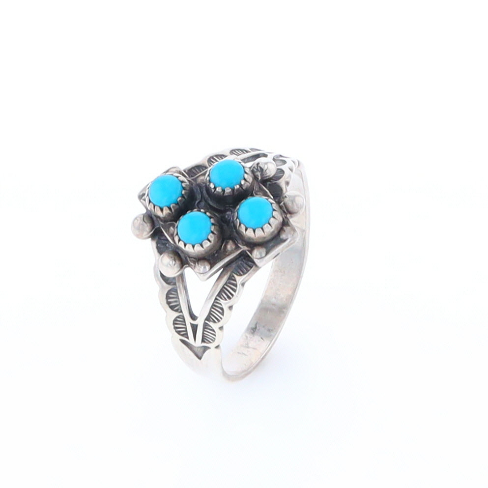 Native Four Stone Turquoise Ring