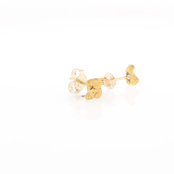 Natural Gold Nugget Earrings