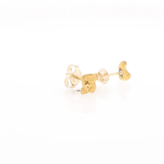 Natural Gold Nugget Earrings