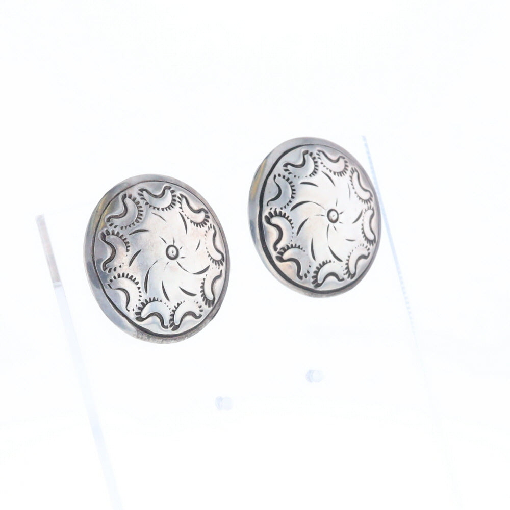 Native American Disc Earrings