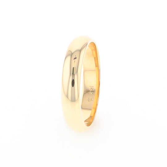 High Polished Comfort Fit Wedding Band