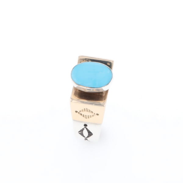 Bezel Set Turquoise Ring