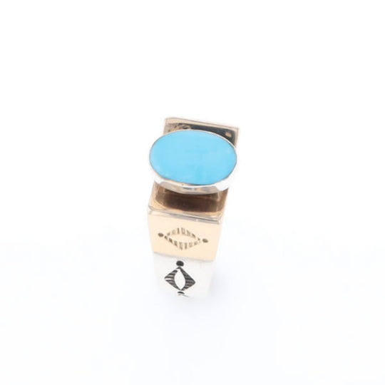 Bezel Set Turquoise Ring