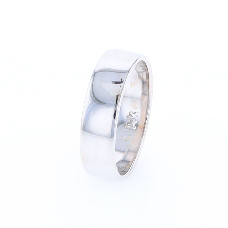 White Gold Wedding Band