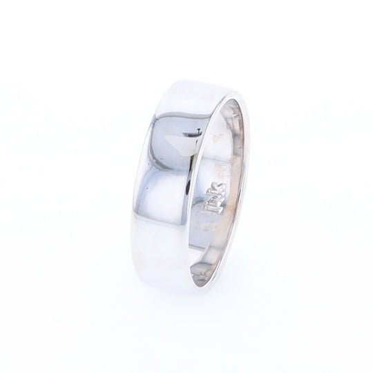 White Gold Wedding Band