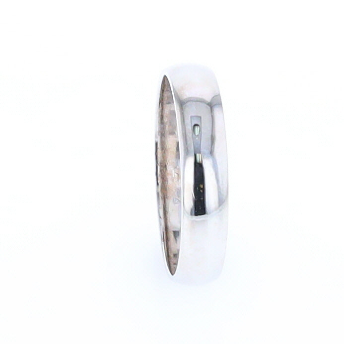 Standard Fit Wedding Band White Gold